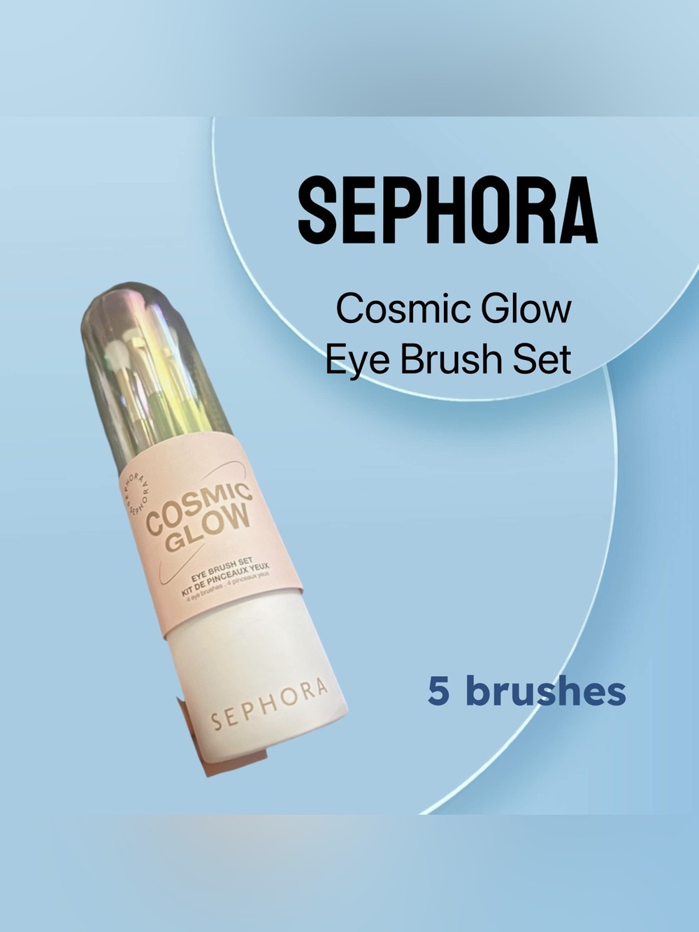 ⚡️🇫🇷🆕📦NIB SEPHORA | 4 | Great quality Cosmic Glow Eye Brush Set
